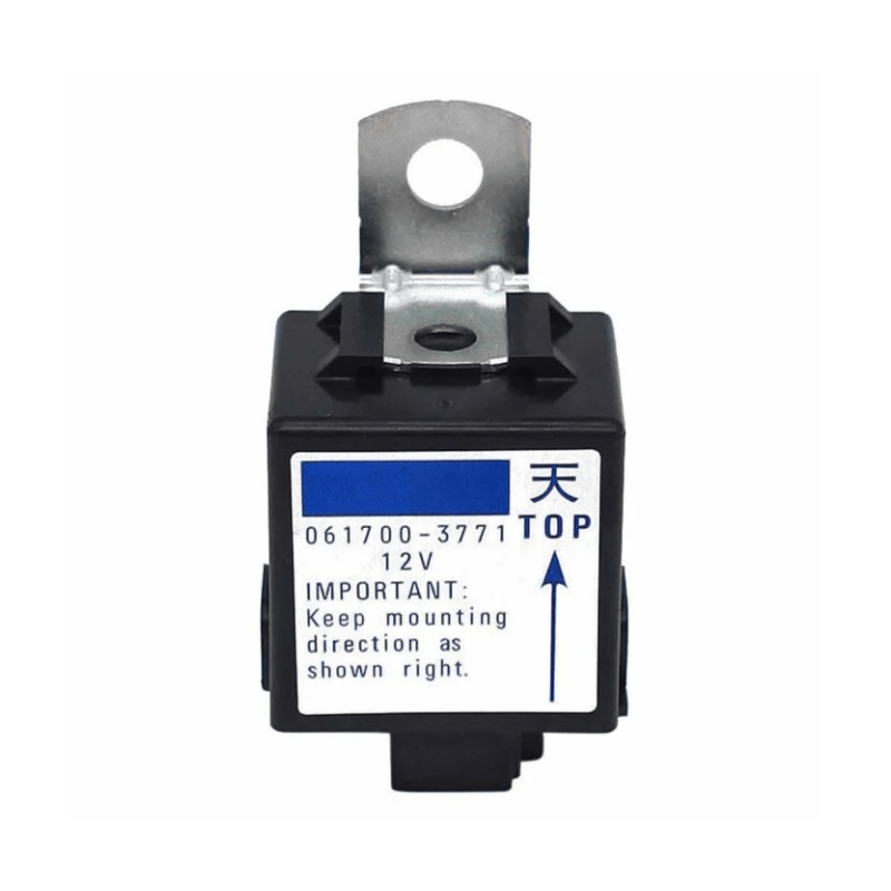 061700 - 3771 Aftermarket 12V Relay Starter Timer T0070 - 31410 Compatible with Kubota Tractor L3010DT L3010F L4850DT B1550D B1750HST B2150D M4900DT M6800DT Front Mower F1900 F1900E - Simms Diesel