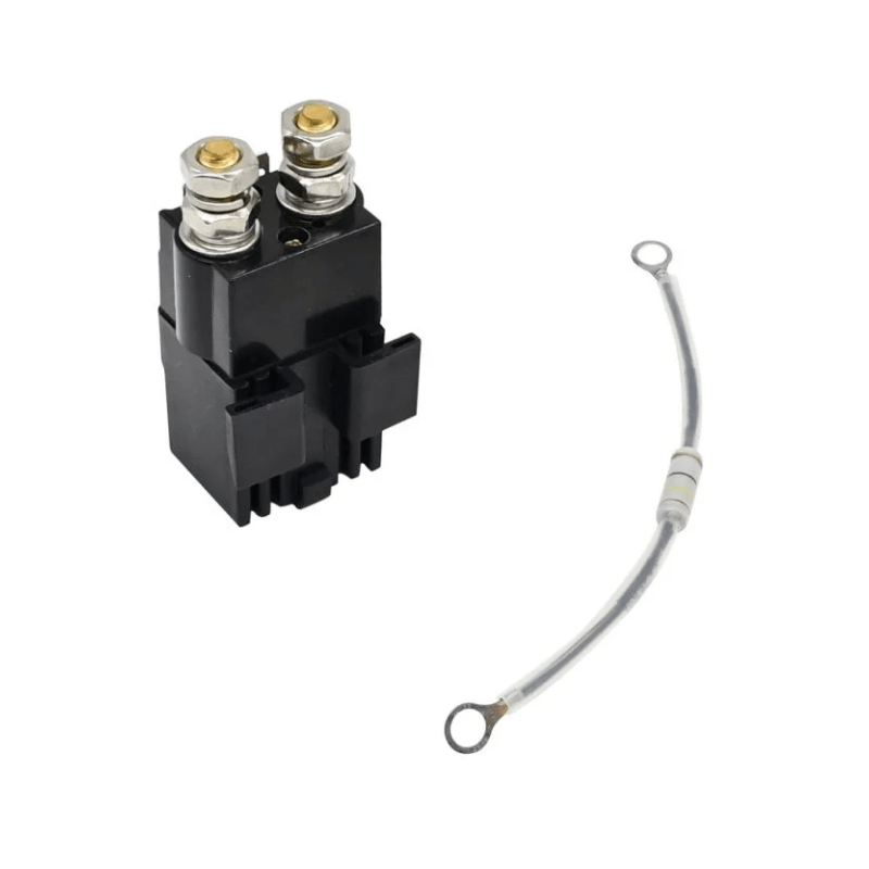 102865901 48V 4 Terminal Solenoid Replace 1028659 - 01 101908701 1014947 for DS for Precedent for Tempo Golf Carts Club Car with Resistance Assembly - Simms Diesel