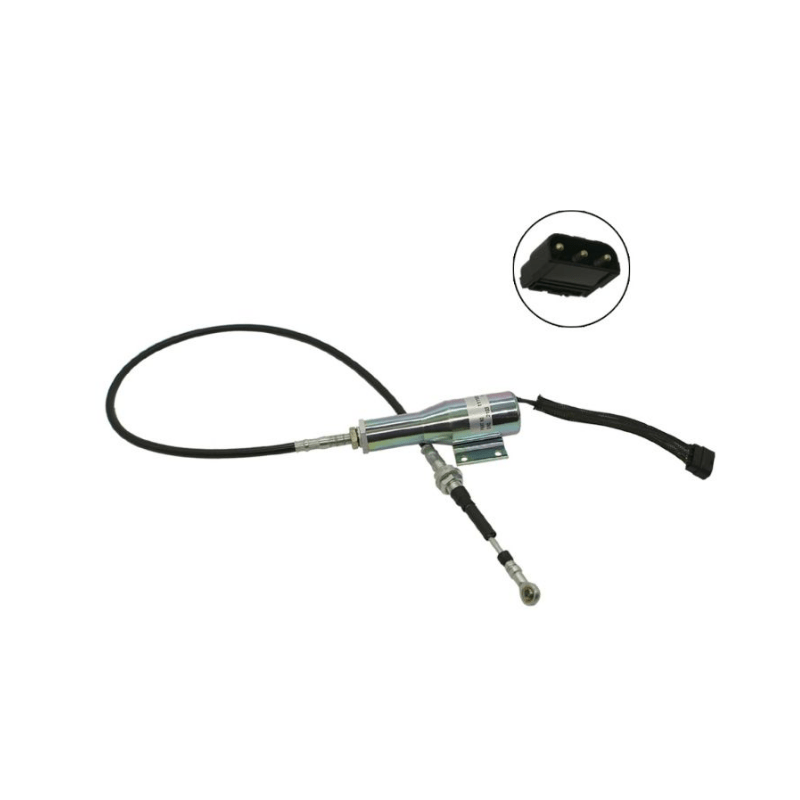 11110030 24V Stop Solenoid For Volvo Wheel Loaders L70C L120C L90C L220D L70D - Simms Diesel
