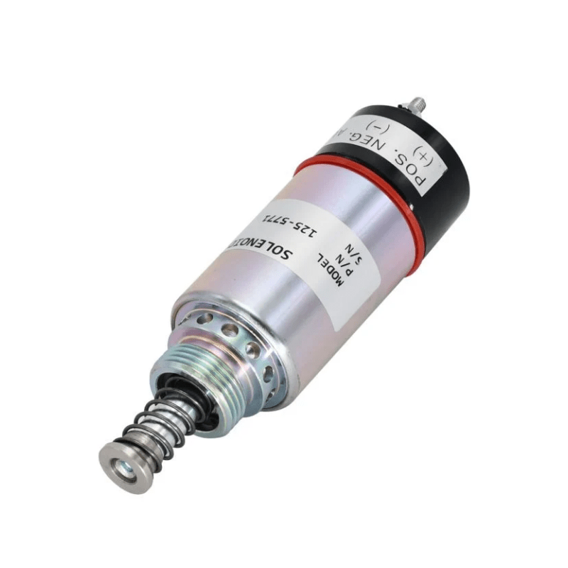 125 - 5771 Aftermarket New Fuel Shutoff Solenoid For Caterpillar CAT 3114 3116 Engine 12V - Simms Diesel
