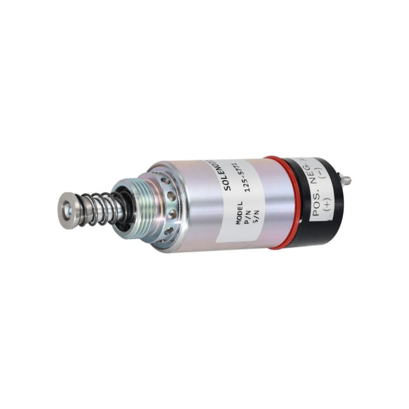125 - 5771 Aftermarket New Fuel Shutoff Solenoid For Caterpillar CAT 3114 3116 Engine 12V - Simms Diesel
