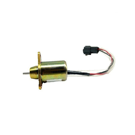 12v Fuel Shut Off Solenoid 119653 - 77950 for Yanmar John Deere komatsu cummins - Simms Diesel