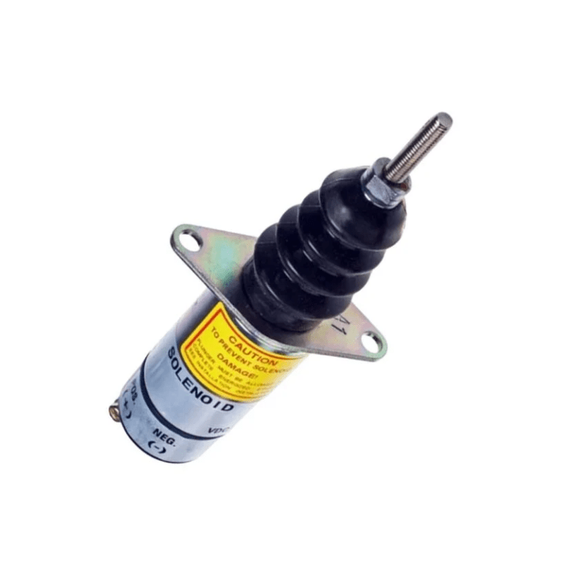 1502 - 12A2G1B2S1 Aftermarket Fuel Shutoff Solenoid With 1 Terminal 12V For Woodward 1500 Series - Simms Diesel