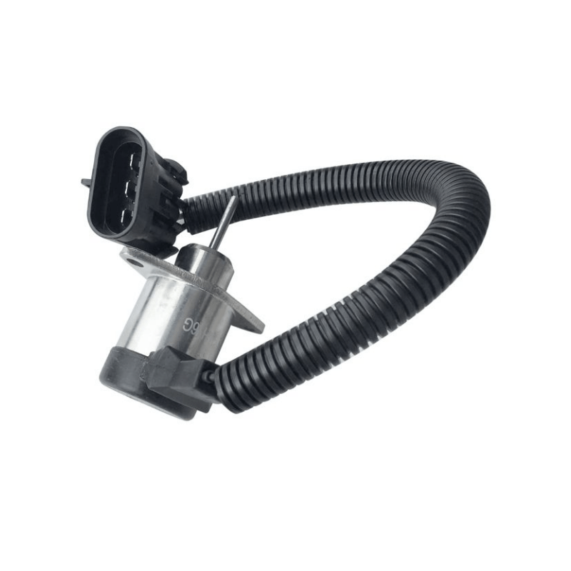 1J710 - 60011 Aftermarket New 12V Fuel Shut Off Solenoid 7000769 For Bobcat S160 S185 S530 T180 T190 T550 T650 - Simms Diesel