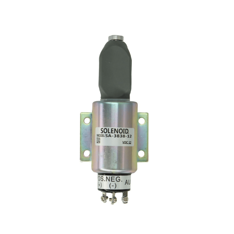 2003 - 12E7U1B1S2A 12V Stop Solenoid Valve SA - 3838 For Cummins Excavator - Simms Diesel