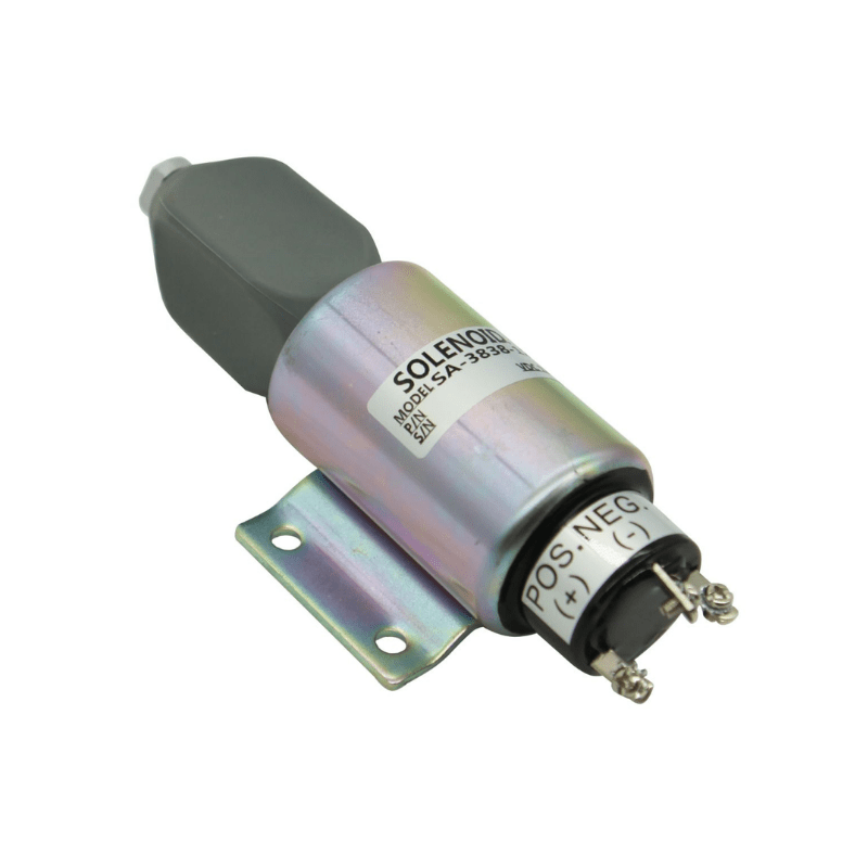 2003 - 12E7U1B1S2A 12V Stop Solenoid Valve SA - 3838 For Cummins Excavator - Simms Diesel