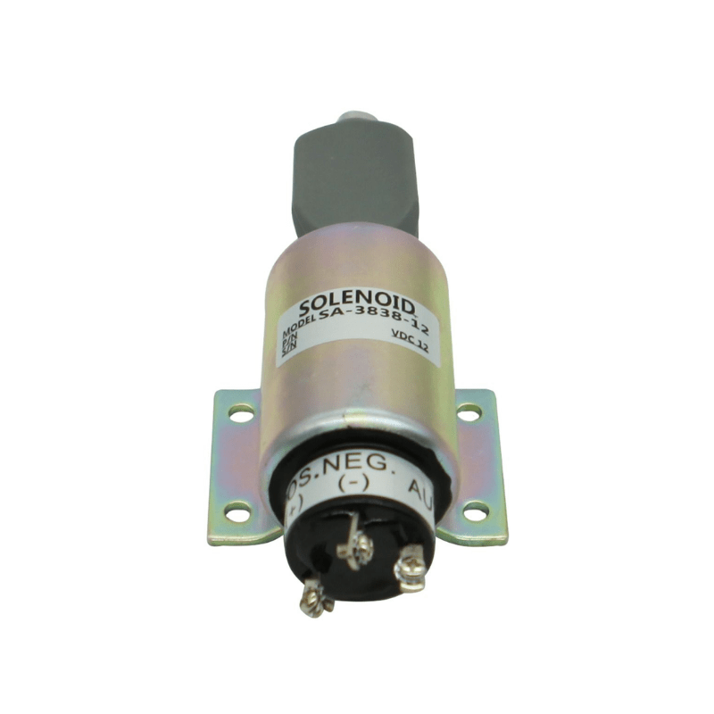 2003 - 12E7U1B1S2A 12V Stop Solenoid Valve SA - 3838 For Cummins Excavator - Simms Diesel