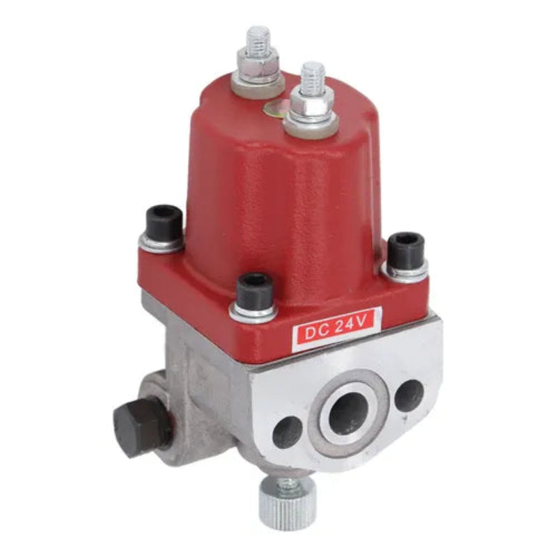 2 Pole 24V Fuel Shutoff Solenoid Valve for Cummins Engine K19 NT855 N14