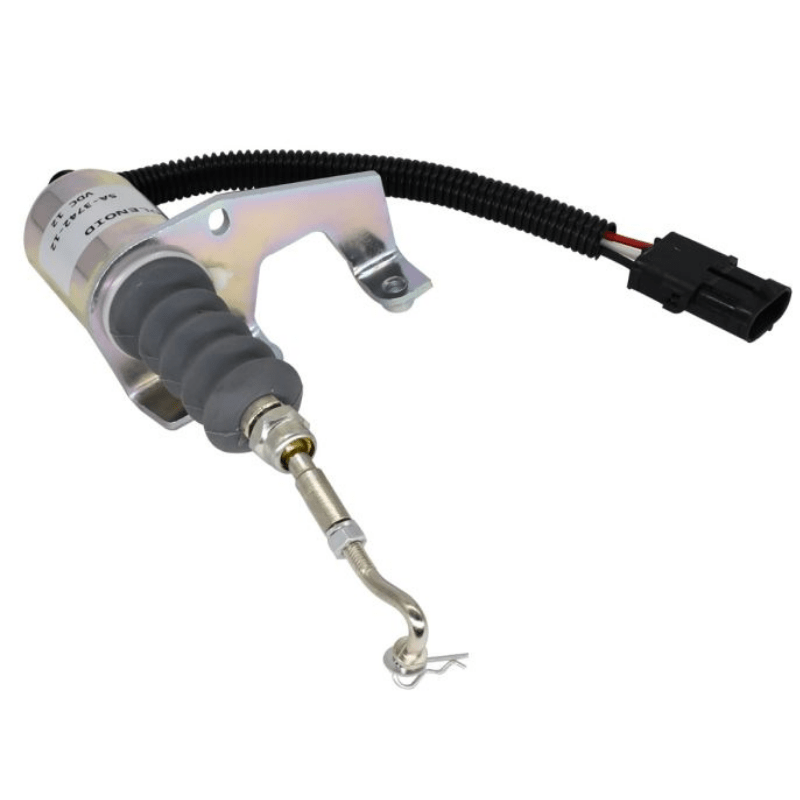 3932017 12V Fuel Shutoff Solenoid Valve SA - 3742 - 12 - Simms Diesel