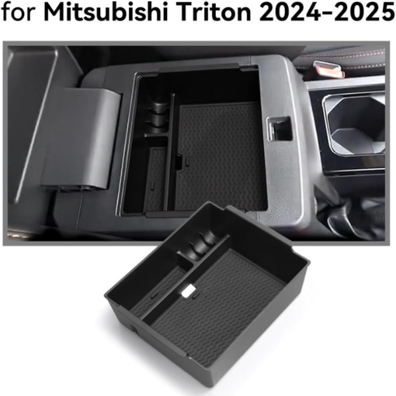 Triton/L200 2024-2025- Armrest Storage Box Center Console Tray