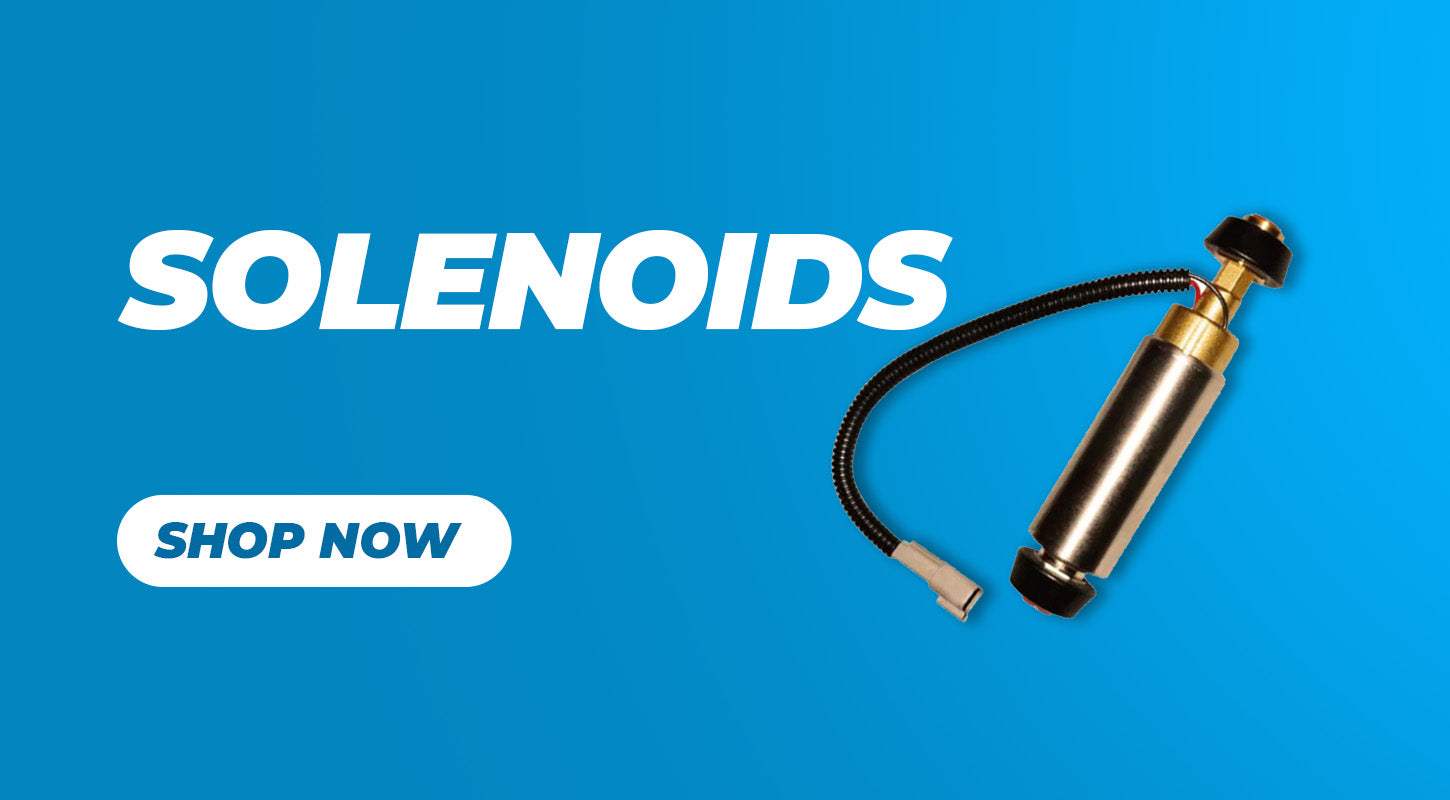 Diesel fuel system solenoids and electronic control valves