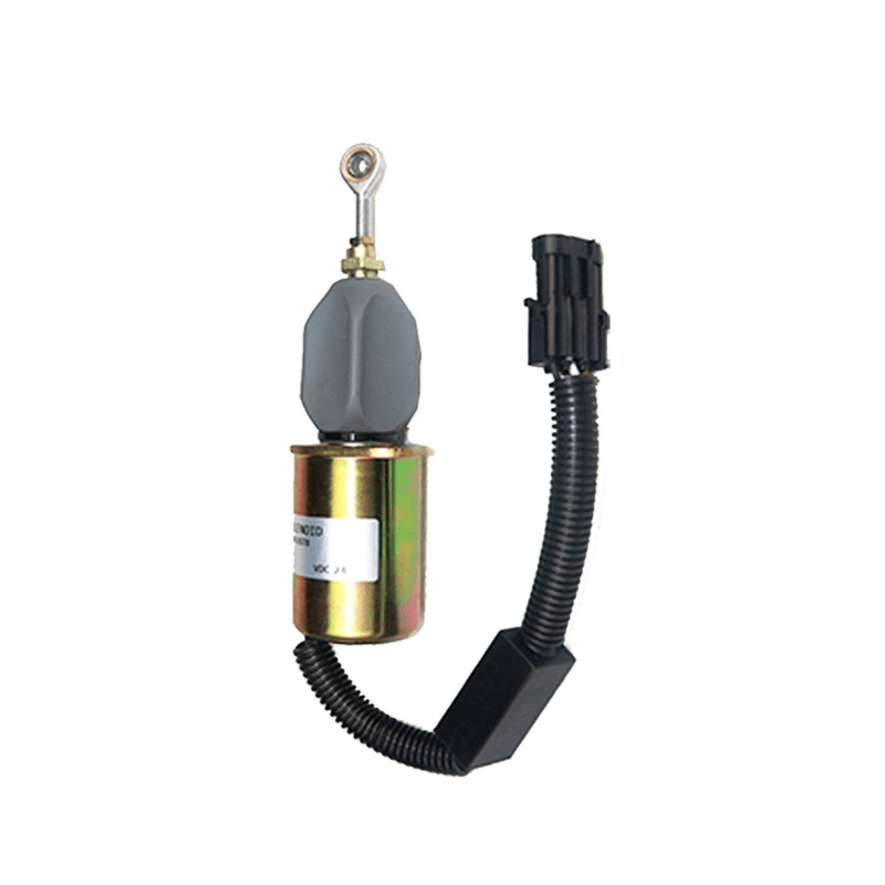 C4942878 Fuel Shutoff Solenoid 3415706 24V For Cummins C8.3L 6C 6CT 6CTA 6CTAA - Simms Diesel