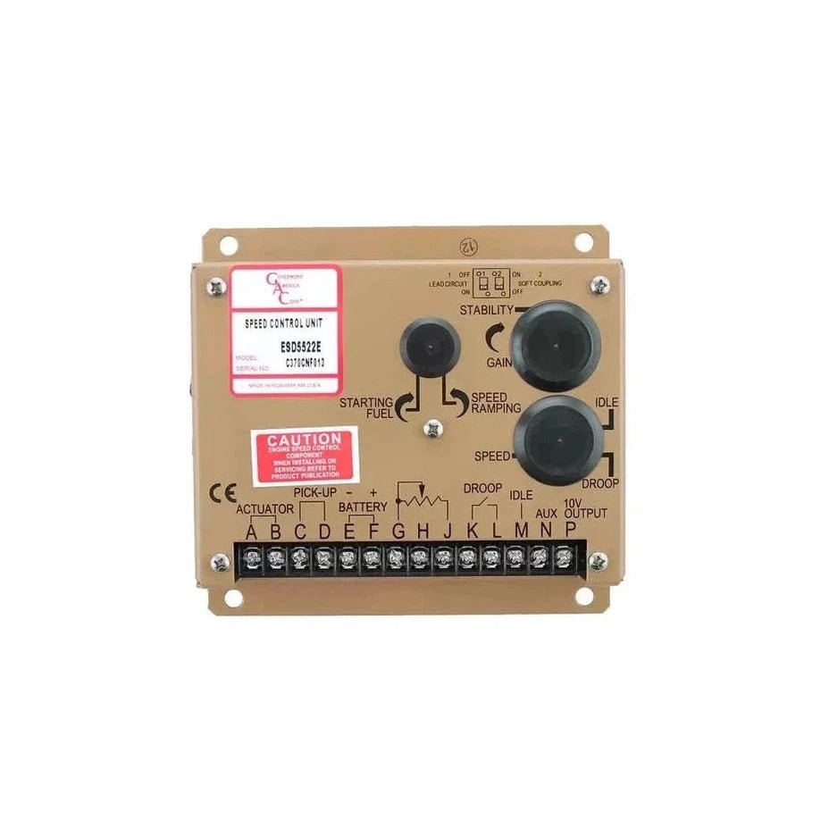 ESD5522E Series Isochronous, Variable Speed, Droop Speed Control - Simms Diesel