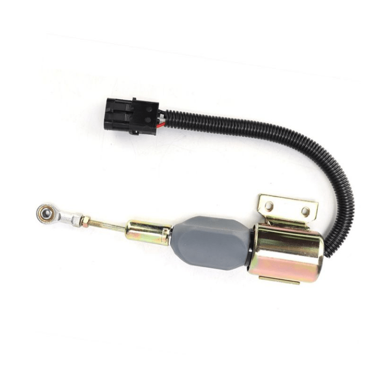 SA - 4891 - 12 Aftermarket New 12V Stop Solenoid Compatible For Cummins 4BT 6BT Engine - Simms Diesel