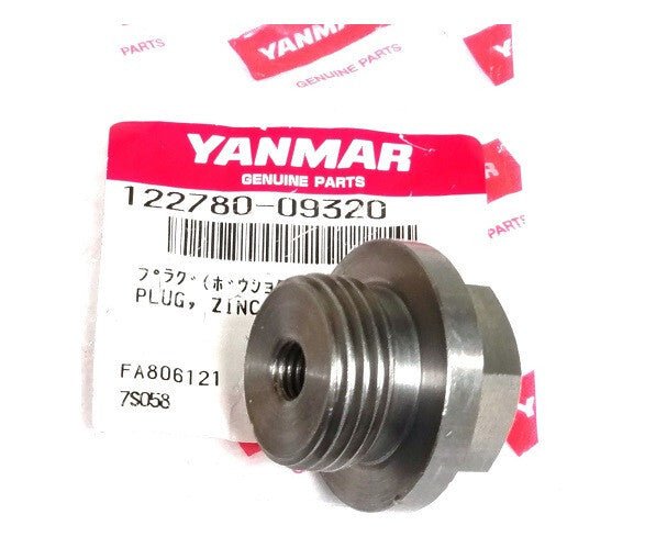 Yanmar Anode Plug 122780 - 09320 - Simms Diesel