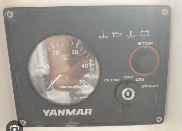 Yanmar B20 Dash Panel Assembly 164100 - 30105 - Simms Diesel