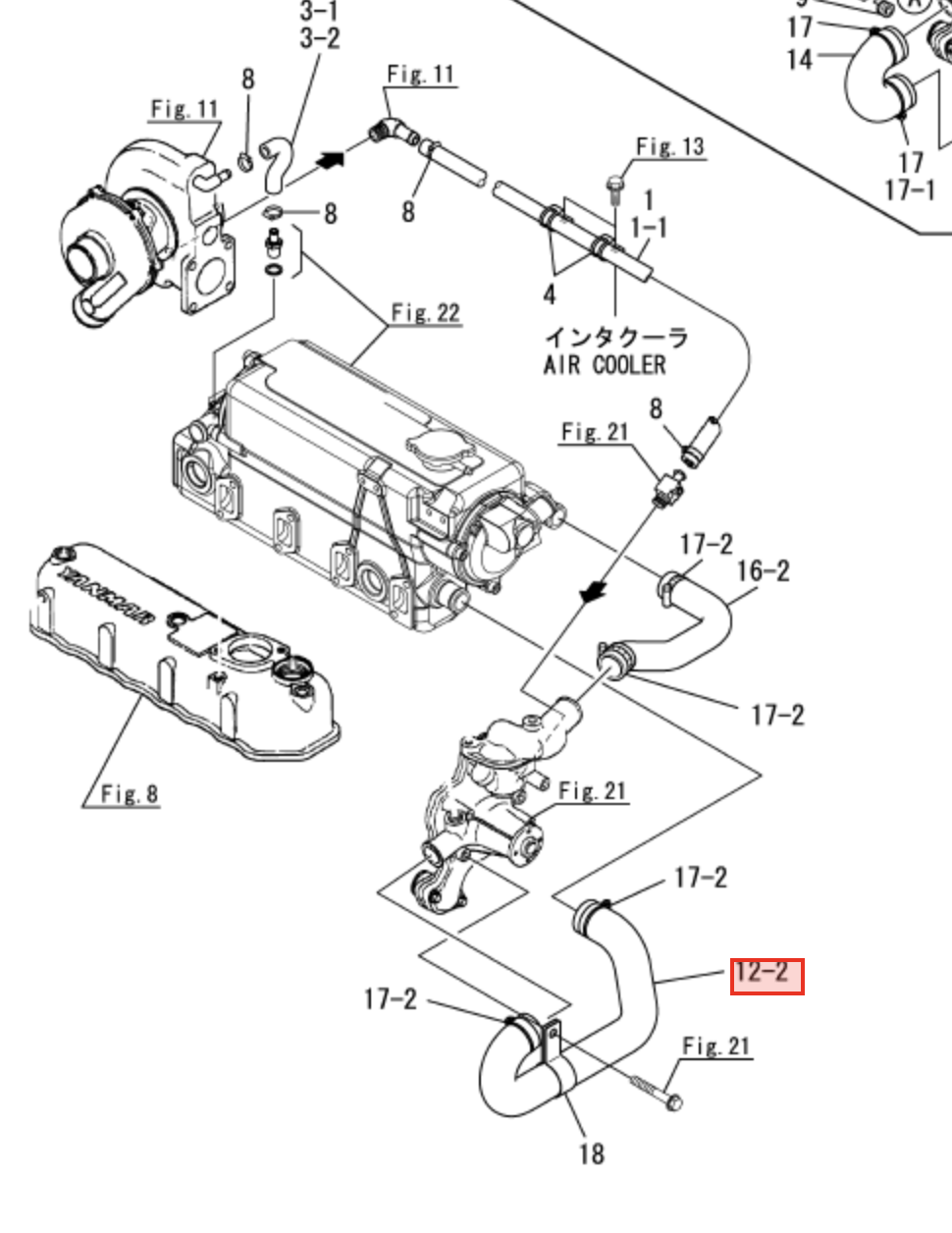 Yanmar Freshwater Hose 129671 - 49220 - Simms Diesel