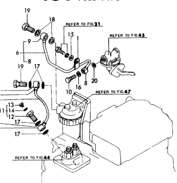 Yanmar Fuel Hose Braided 128270 - 59011 - Simms Diesel