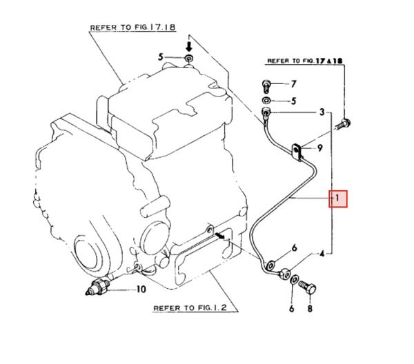 Yanmar Oil Pipe 128270 - 39200 - Simms Diesel