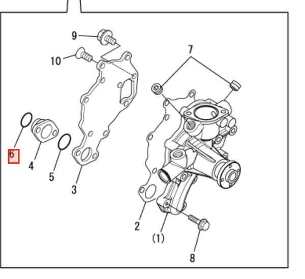Yanmar O'Ring 129054 - 42320 - Simms Diesel