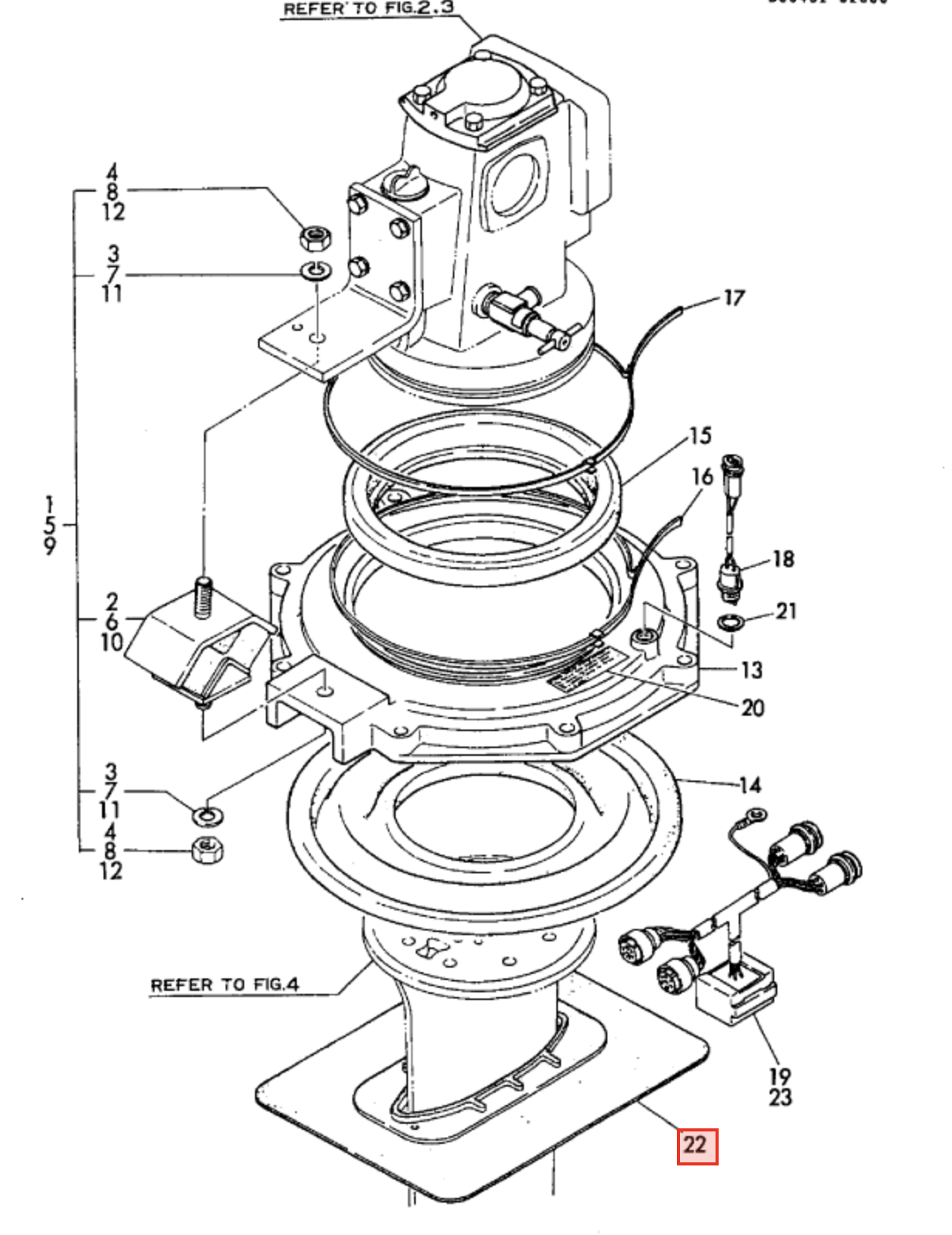 Yanmar Saildrive 20, 30, 31 Repair Kit - Simms Diesel