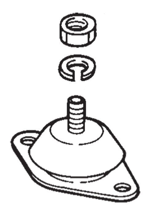 Yanmar Shock Absorber 124770 - 08340 - Simms Diesel